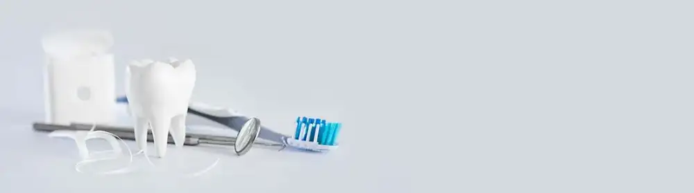 Picture of dental equipment, and toothbrush