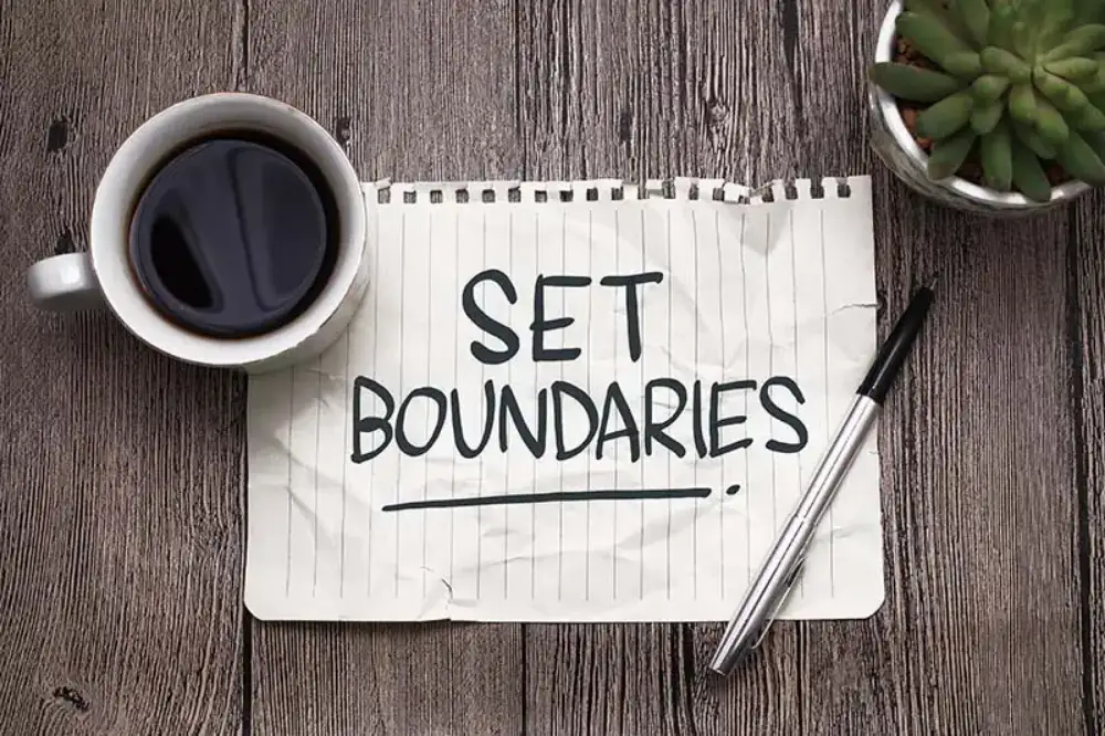 Picture that says boundries