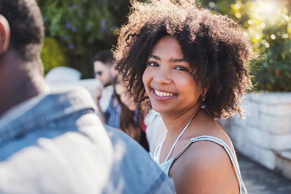 Woman Smiling